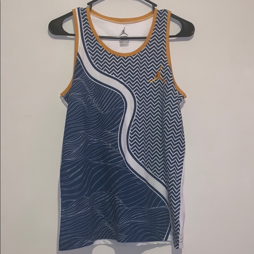 French Blue Jordan Tank Top (L) Kids